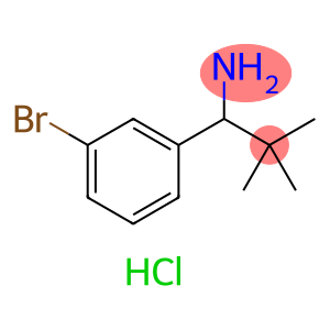 1-(3-BROMOPHENYL)-2,2-DIMETHYLPROPAN-1-AMINE HYDROCHLORIDE