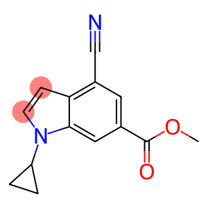 4-氰基-1-环丙基-1H-吲哚-6-羧酸甲酯