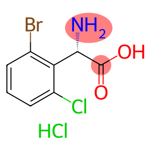 (2S)-2-AMINO-2-(2-BROMO-6-CHLOROPHENYL)ACETIC ACID HYDROCHLORIDE