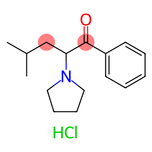 1-PENTANONE, 4-METHYL-1-PHENYL-2-(1-PYRROLIDINYL)-, HYDROCHLORIDE (1:1)