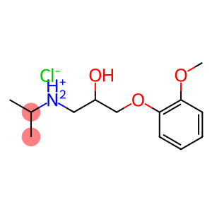 [2-hydroxy-3-(2-methoxyphenoxy)propyl]isopropylammonium chloride