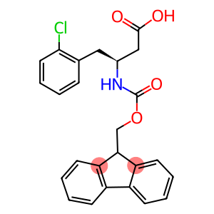 Fmoc-(S)-3-氨基-4-(2-氯苯基)-丁酸