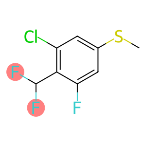 (3-chloro-4-(difluoromethyl)-5-fluorophenyl)(methyl)sulfane