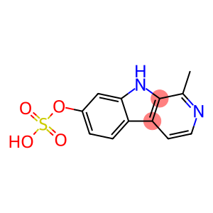 9H-Pyrido[3,4-b]indol-7-ol, 1-methyl-, 7-(hydrogen sulfate)