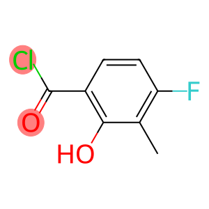 4-Fluoro-2-hydroxy-3-methylbenzoyl chloride