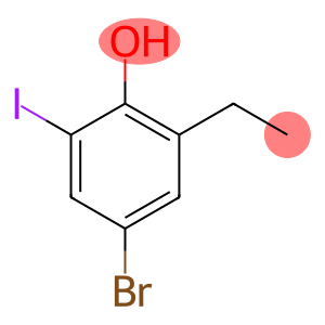 4-Bromo-2-ethyl-6-iodophenol