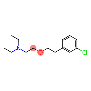 Ethanamine, 2-[2-(3-chlorophenyl)ethoxy]-N,N-diethyl-