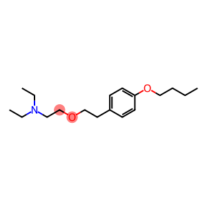 2-[(4-Butoxyphenethyl)oxy]ethyldiethylamine