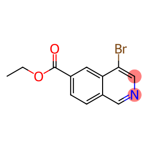 6-Isoquinolinecarboxylic acid, 4-bromo-, ethyl ester