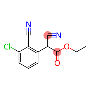 (3-Chloro-2-cyano-phenyl)-cyano-acetic acid ethyl ester