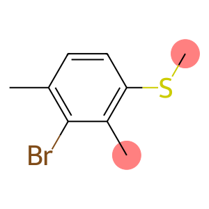 2-Bromo-1,3-dimethyl-4-(methylthio)benzene