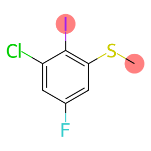 1-Chloro-5-fluoro-2-iodo-3-(methylthio)benzene