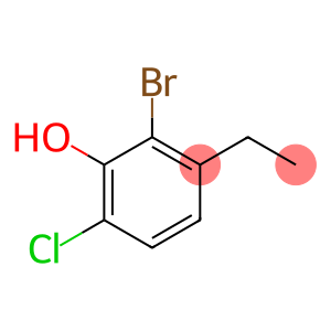 2-bromo-6-chloro-3-ethylphenol