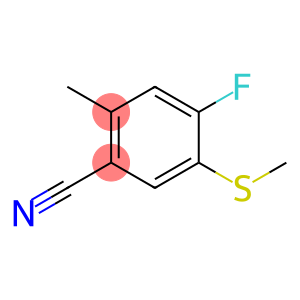 4-fluoro-2-methyl-5-(methylthio)benzonitrile