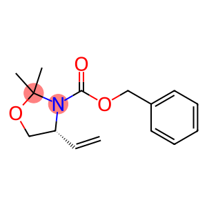 3-Oxazolidinecarboxylic acid, 4-ethenyl-2,2-dimethyl-, phenylmethyl ester, (4R)-