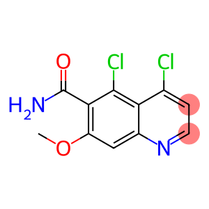 6-Quinolinecarboxamide, 4,5-dichloro-7-methoxy-