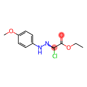 Acetic acid, 2-chloro-2-[2-(4-methoxyphenyl)hydrazinylidene], ethyl ester