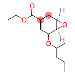 7-Oxabicyclo[4.1.0]hept-3-ene-3-carboxylic acid, 5-(1-methylbutoxy)-, ethyl ester, (1R,5S,6R)-rel-