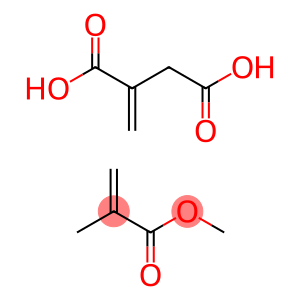 Polymer of methyl methacrylate and itaconic acid