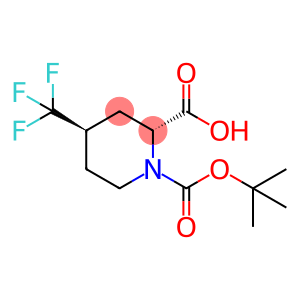 1,2-Piperidinedicarboxylic acid, 4-(trifluoromethyl)-, 1-(1,1-dimethylethyl) ester, (2R,4R)-rel-