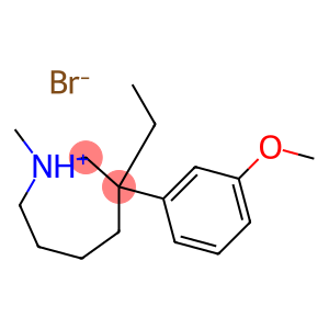 3-ethylhexahydro-3-(3-methoxyphenyl)-1-methyl-1H-azepinium bromide