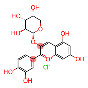 矢车菊素-3-阿拉伯糖苷