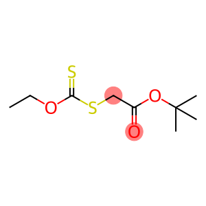 Acetic acid, 2-[(ethoxythioxomethyl)thio]-, 1,1-dimethylethyl ester