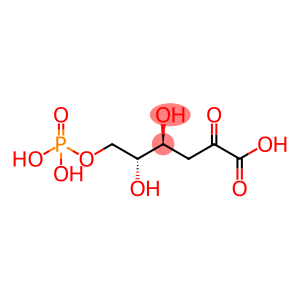 4,5-dihydroxy-2-oxo-6-phosphonooxy-hexanoic acid