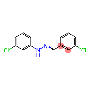 Benzaldehyde, 3-chloro-, 2-(3-chlorophenyl)hydrazone