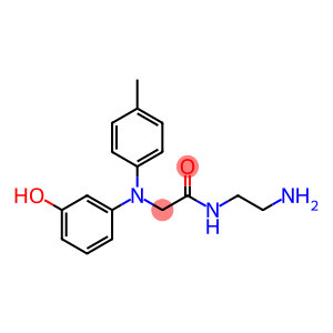 Acetamide, N-(2-aminoethyl)-2-[(3-hydroxyphenyl)(4-methylphenyl)amino]-