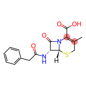 (6R,7R)-3-methyl-8-oxo-7-[(2-phenylacetyl)amino]-5-thia-1-azabicyclo[4.2.0]oct-2-ene-2-carboxylic acid