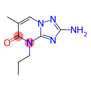2-氨基-6-甲基-4-丙基-[1,2,4]三唑并[1,5-a]嘧啶-5-酮