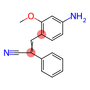 4'-Amino-2'-methoxy-α-stilbenecarbonitrile