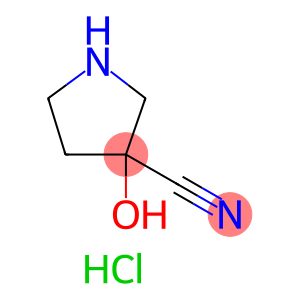 3-Pyrrolidinecarbonitrile, 3-hydroxy-, hydrochloride (1:1)