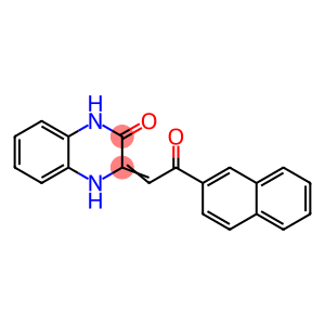 3-(2-NAPHTHALEN-2-YL-2-OXO-ETHYLIDENE)-3,4-DIHYDRO-1H-QUINOXALIN-2-ONE