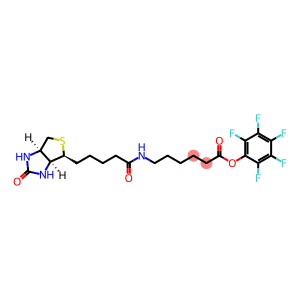 Hexanoic acid, 6-[[5-[(3aS,4S,6aR)-hexahydro-2-oxo-1H-thieno[3,4-d]imidazol-4-yl]-1-oxopentyl]amino]-, 2,3,4,5,6-pentafluorophenyl ester