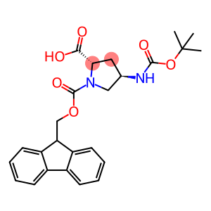 (2S,4R)-1-(((9H-Fluoren-9-yl)Methoxy)carbonyl)-4-((tert-butoxycarbonyl)aMino)pyrrolidine-2-carboxylic acid