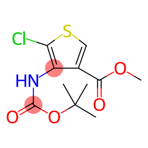 methyl 4-((tert-butoxycarbonyl)amino)-5-chlorothiophene-3-carboxylate