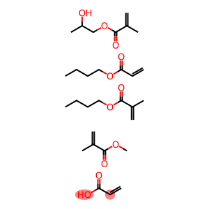 2-Propenoic acid, 2-methyl, butyl ester, polymer with butyl 2-propenoate, 2-hydroxypropyl 2-methyl-2-propenoate