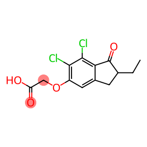 [(6,7-Dichloro-2-ethyl-2,3-dihydro-1-oxo-1H-inden-5-yl)oxy]acetic acid