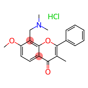 (7-methoxy-3-methyl-4-oxo-2-phenyl-4H-chromen-8-yl)-N,N-dimethylmethanaminium chloride