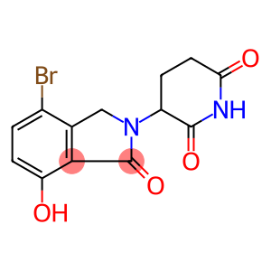3-(4-bromo-7-hydroxy-1-oxoisoindolin-2-yl)piperidine-2,6-dione