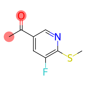 1-[5-Fluoro-6-(methylthio)-3-pyridinyl]ethanone