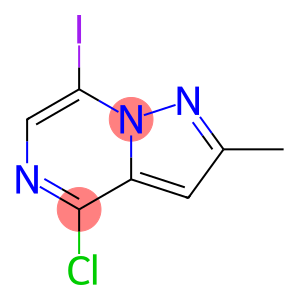 4-chloro-7-iodo-2-methylpyrazolo[1,5-a]pyrazine