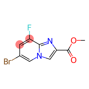 Imidazo[1,2-a]pyridine-2-carboxylic acid, 6-bromo-8-fluoro-, methyl ester