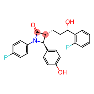 2-Azetidinone, 1-(4-fluorophenyl)-3-[(3S)-3-(2-fluorophenyl)-3-hydroxypropyl]-4-(4-hydroxyphenyl)-, (3R,4S)-