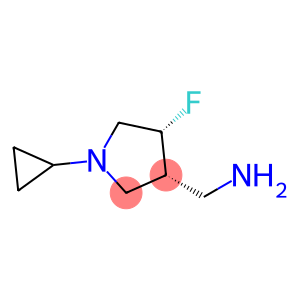 3-Pyrrolidinemethanamine, N-cyclopropyl-4-fluoro-, (3R,4R)-rel-