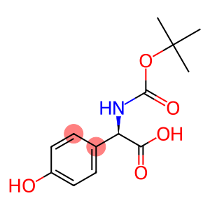 N-tert-Butoxycarbonyl-D-(4-hydroxyphenyl)glycine