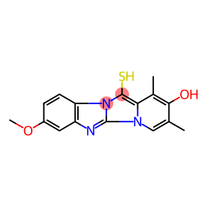 OMEPRAZOLE IMP. F (EP): 2,12-DIHYDRO-1,3-DIMETHYL-8-METHOXY-12-THIOXOBENZO[4,5]PYRIDO[1,2-C]IMIDAZO[1,2-A]IMIDAZOL-2-ONE MM STANDARD