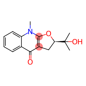 Furo[2,3-b]quinolin-4(2H)-one, 3,9-dihydro-2-(1-hydroxy-1-methylethyl)-9-methyl-, (2R)-